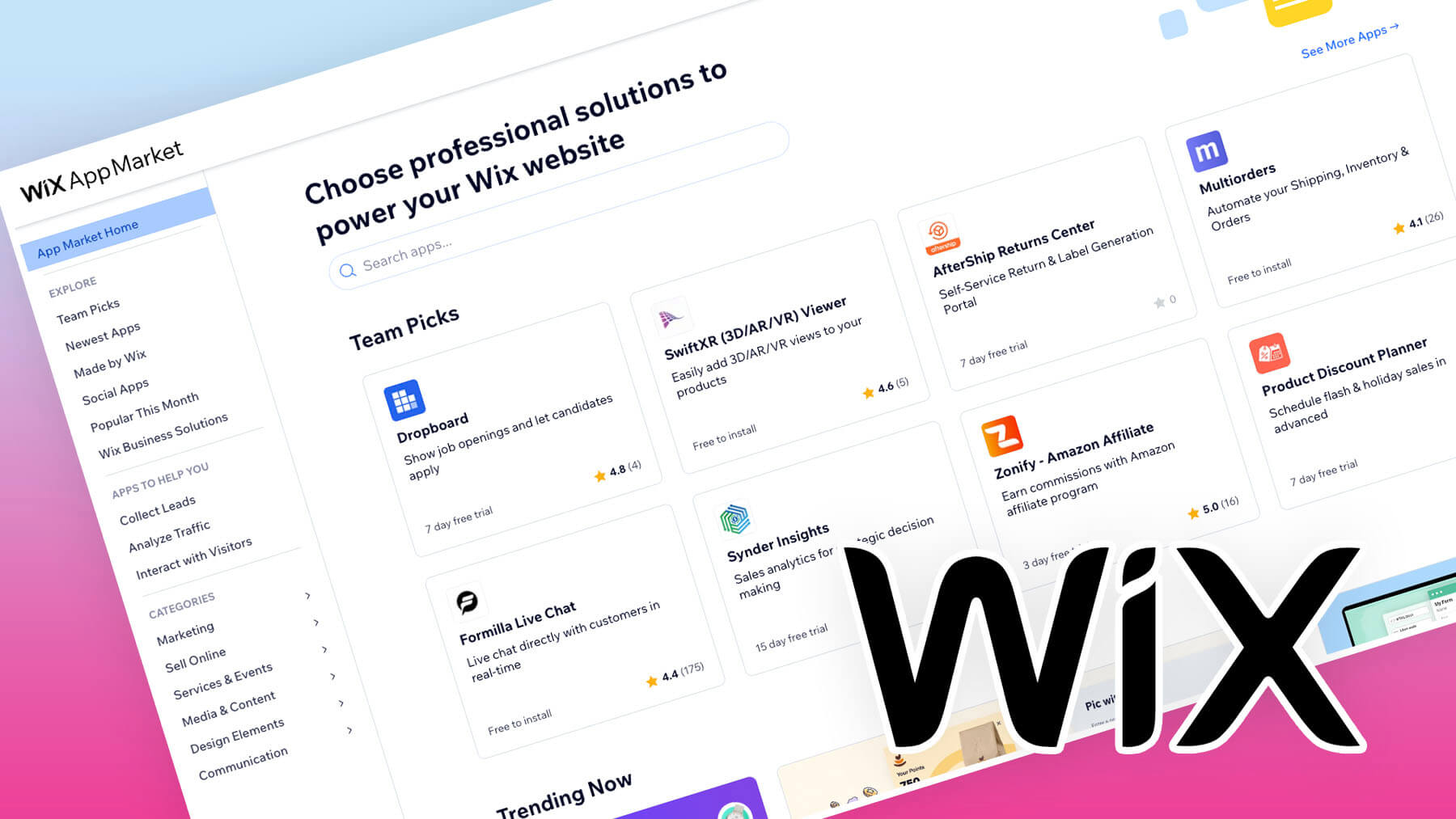 Wix App Market